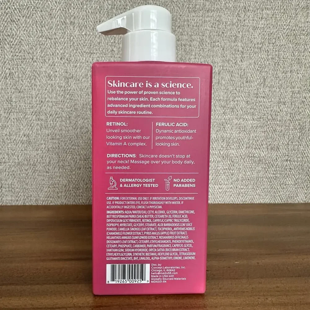 NEW Medix 5.5 Retinol + Ferulic‎ Acid Age Rewind Body Cream 15Fluid Oz. NEW
